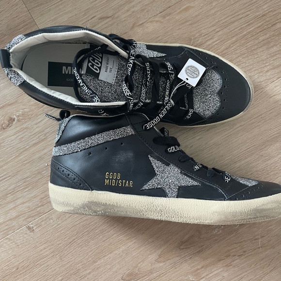 GOLDEN GOOSE MIDSTAR SNEAKERS, SZ 9 - Picture 2 of 6